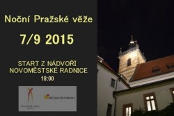 Noční Pražské věže