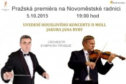 Uvedení houslového koncertu d moll Jakuba Jana Ryby